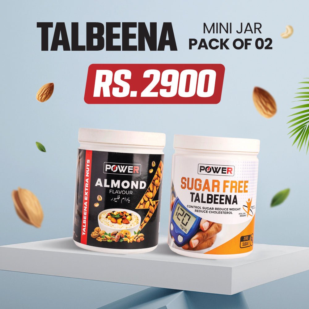 Almond & Sugar Talbeena Mini Jar (Pack of 02) - Power Foods