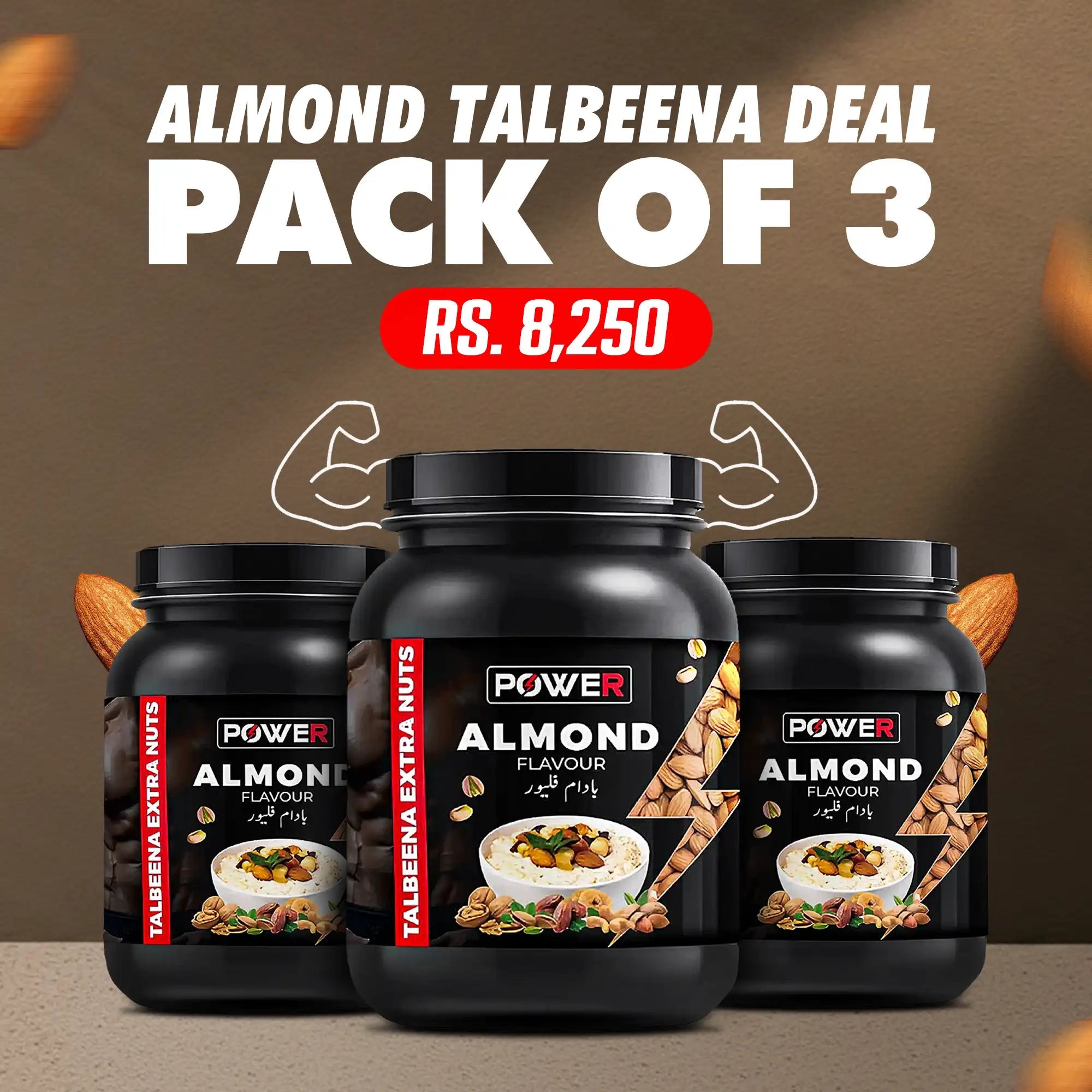Almond Talbeena (Pack of 03) - Power Foods