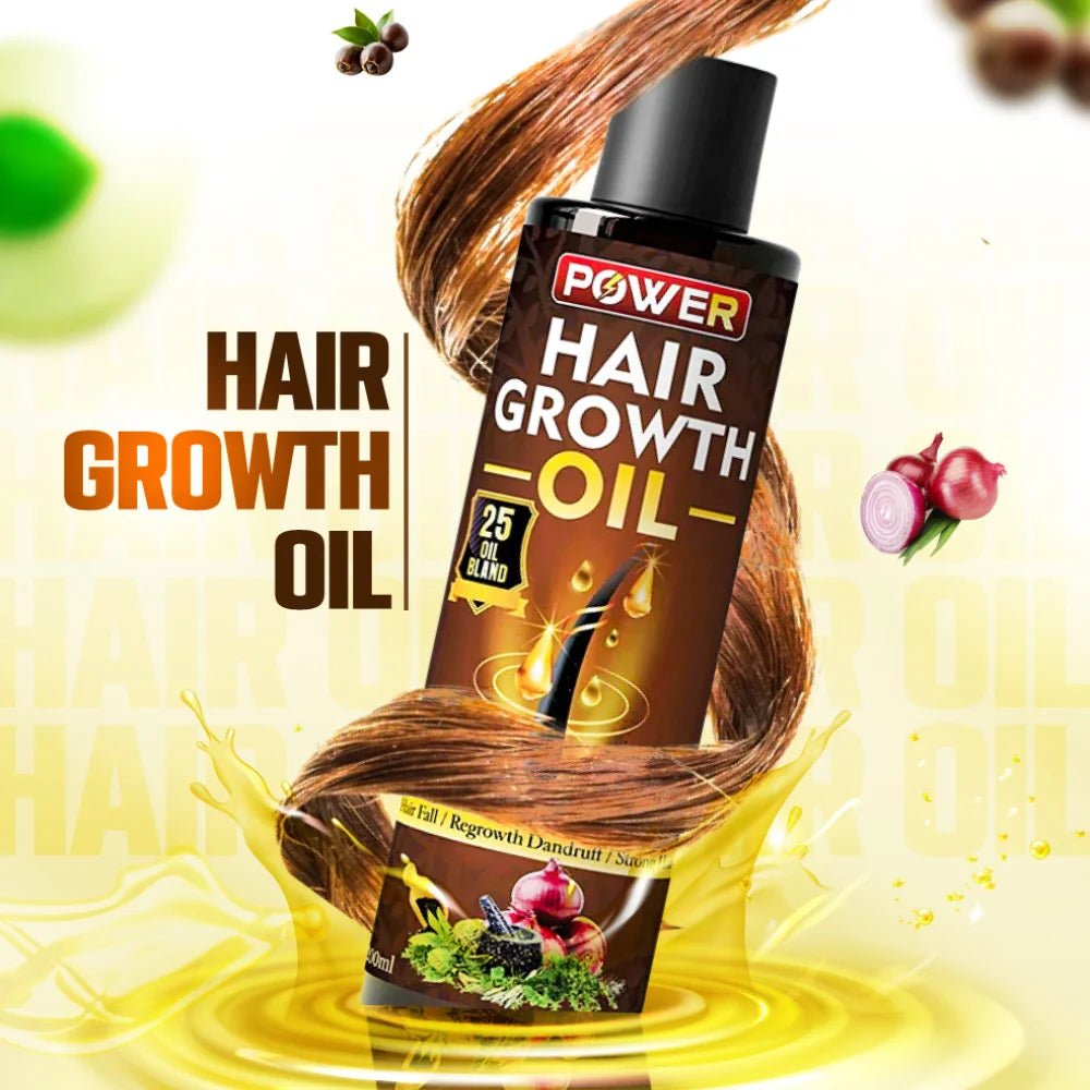 Hair Growth Oil | 100% Pure & Natural - Power Foods