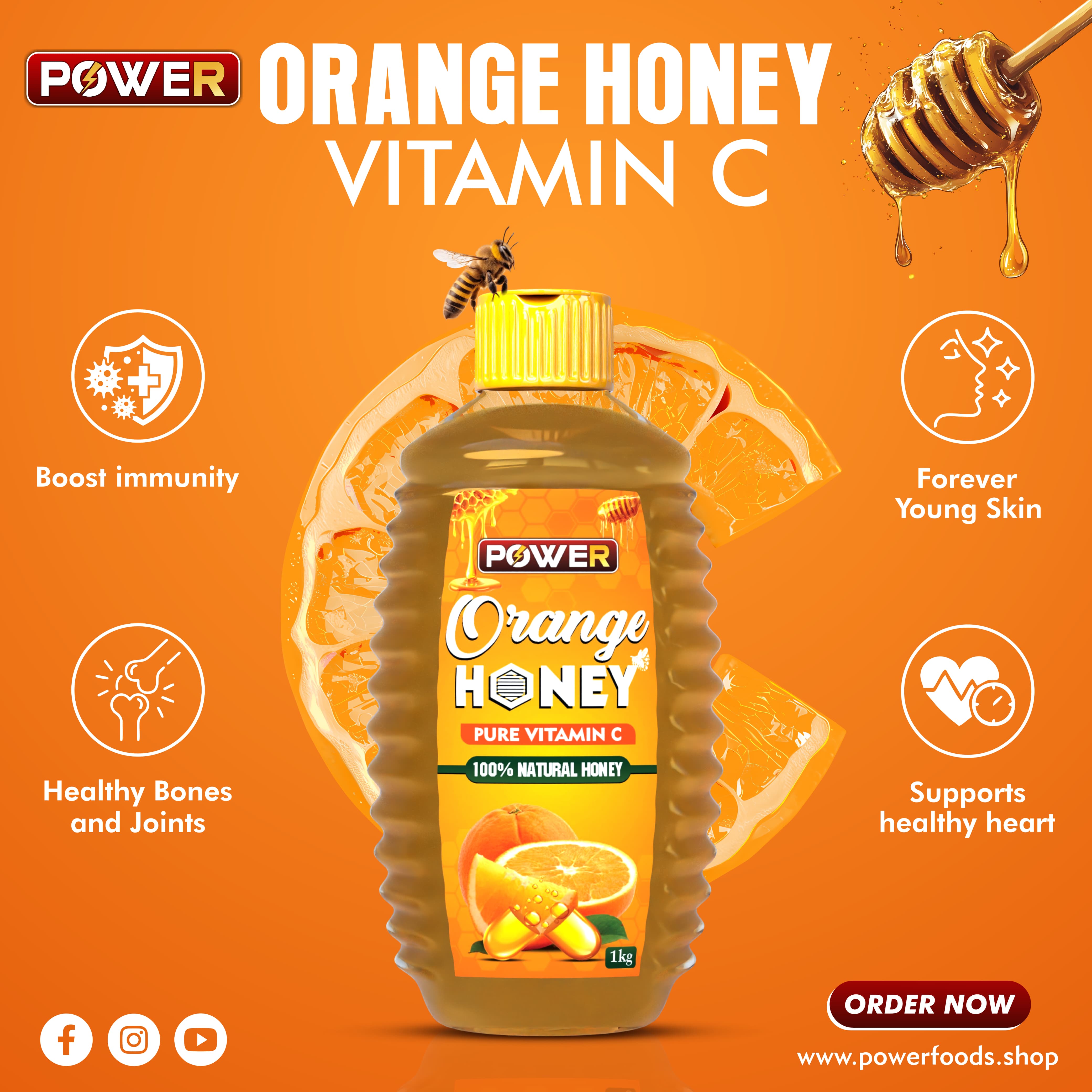 Orange Honey - Power Foods
